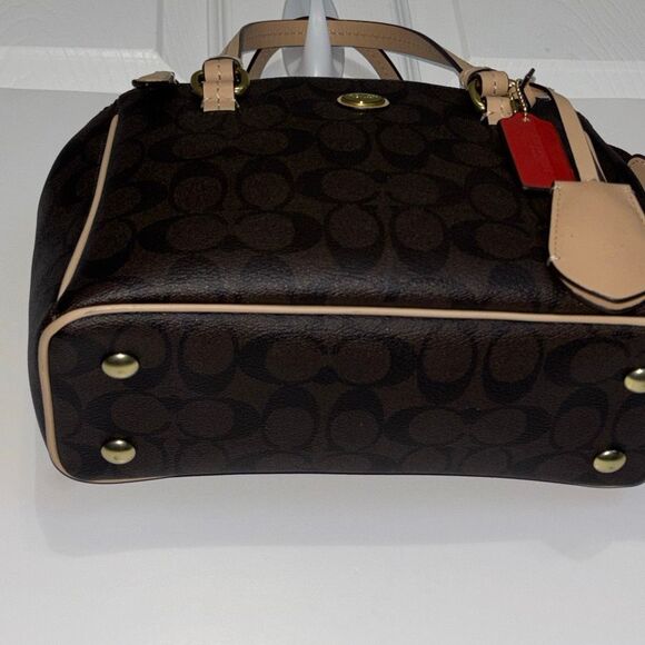 Coach F33752 Peyton Signature mini Jordan Carryall purse tote bag - Picture 5 of 13